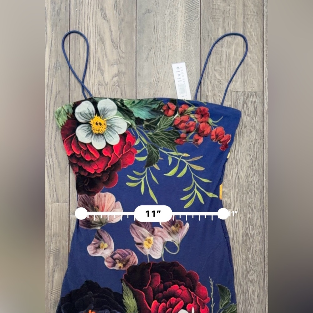 Alice + Olivia Augusta Floral Stretch Maxi Dress Strapless Gown Sz 0 NWT 895$ - Picture 13 of 16